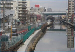 堀川護岸工事　2016-12