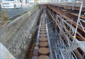 堀川護岸工事　2016-5